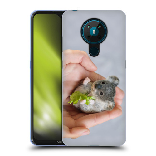 Pixelmated Animals Surreal Pets Baby Koala Soft Gel Case for Nokia 5.3