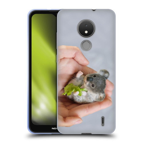 Pixelmated Animals Surreal Pets Baby Koala Soft Gel Case for Nokia C21