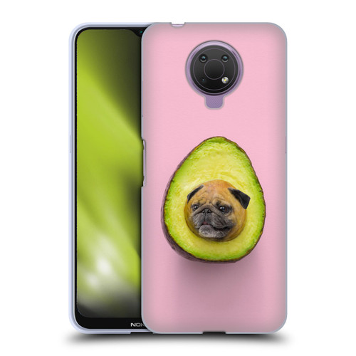 Pixelmated Animals Surreal Pets Pugacado Soft Gel Case for Nokia G10
