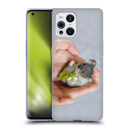 Pixelmated Animals Surreal Pets Baby Koala Soft Gel Case for OPPO Find X3 / Pro