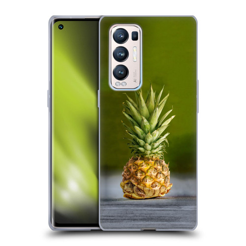 Pixelmated Animals Surreal Pets Pineapple Turtle Soft Gel Case for OPPO Find X3 Neo / Reno5 Pro+ 5G