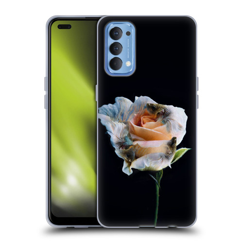 Pixelmated Animals Surreal Pets Betaflower Soft Gel Case for OPPO Reno 4 5G