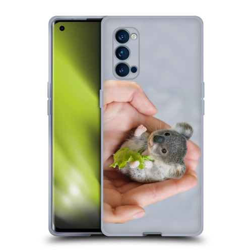 Pixelmated Animals Surreal Pets Baby Koala Soft Gel Case for OPPO Reno 4 Pro 5G