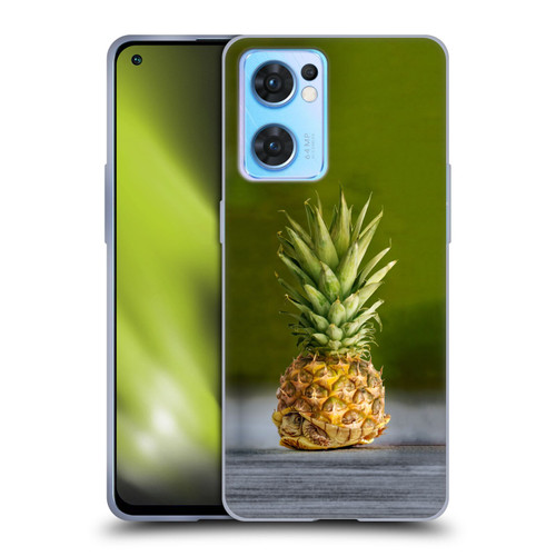 Pixelmated Animals Surreal Pets Pineapple Turtle Soft Gel Case for OPPO Reno7 5G / Find X5 Lite