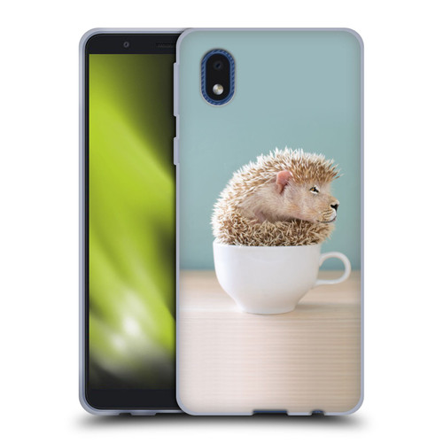 Pixelmated Animals Surreal Pets Lionhog Soft Gel Case for Samsung Galaxy A01 Core (2020)