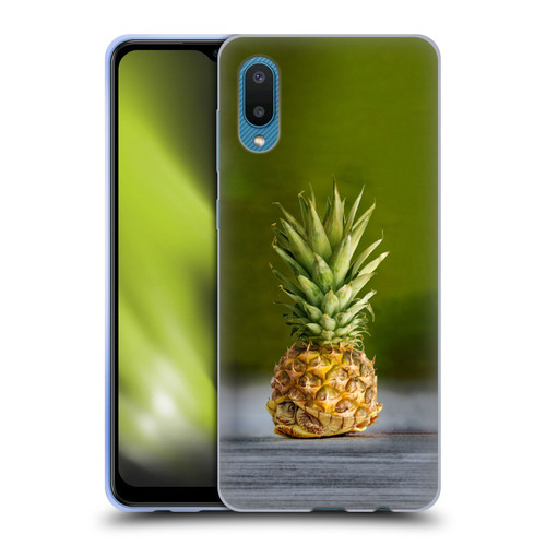 Pixelmated Animals Surreal Pets Pineapple Turtle Soft Gel Case for Samsung Galaxy A02/M02 (2021)