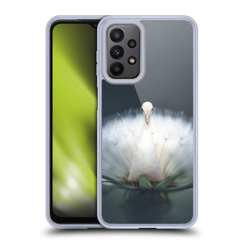 Pixelmated Animals Surreal Pets Peacock Wish Soft Gel Case for Samsung Galaxy A23 / 5G (2022)