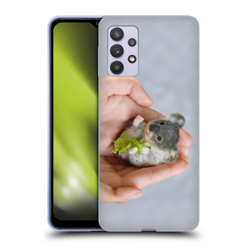 Pixelmated Animals Surreal Pets Baby Koala Soft Gel Case for Samsung Galaxy A32 5G / M32 5G (2021)