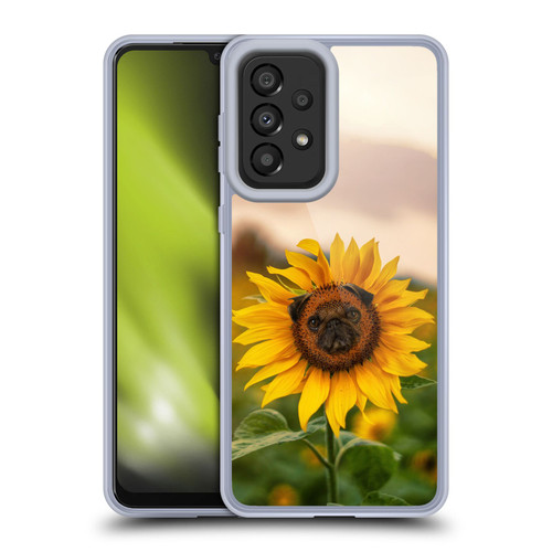 Pixelmated Animals Surreal Pets Pugflower Soft Gel Case for Samsung Galaxy A33 5G (2022)