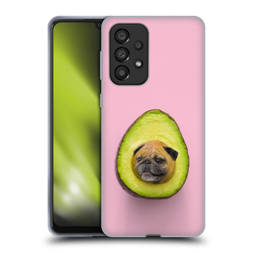 Pixelmated Animals Surreal Pets Pugacado Soft Gel Case for Samsung Galaxy A33 5G (2022)