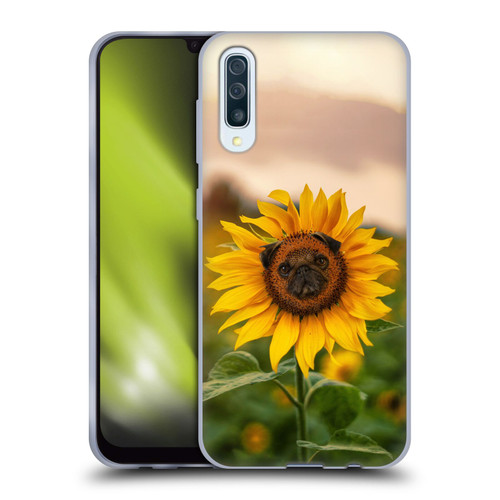 Pixelmated Animals Surreal Pets Pugflower Soft Gel Case for Samsung Galaxy A50/A30s (2019)