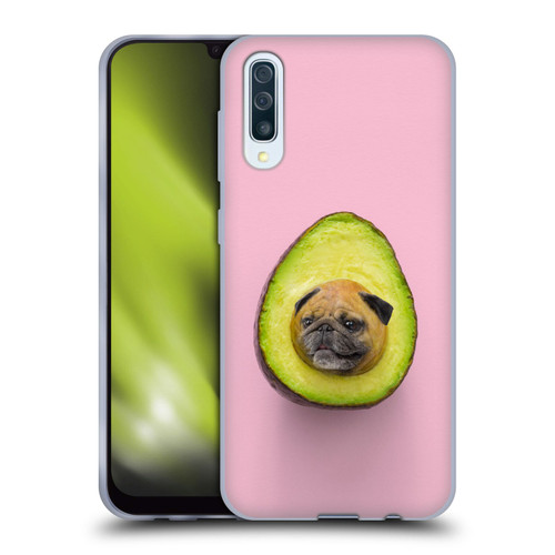 Pixelmated Animals Surreal Pets Pugacado Soft Gel Case for Samsung Galaxy A50/A30s (2019)