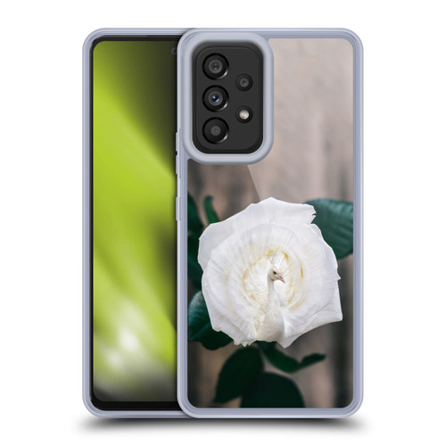 Pixelmated Animals Surreal Pets Peacock Rose Soft Gel Case for Samsung Galaxy A53 5G (2022)
