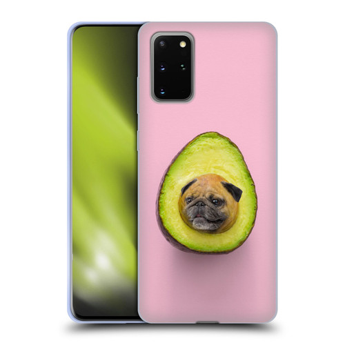 Pixelmated Animals Surreal Pets Pugacado Soft Gel Case for Samsung Galaxy S20+ / S20+ 5G