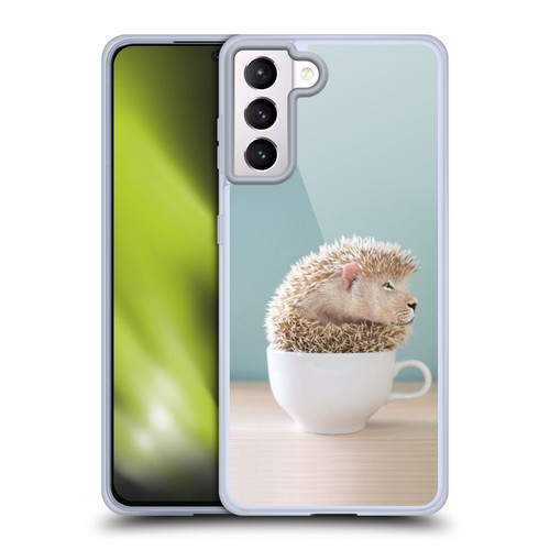 Pixelmated Animals Surreal Pets Lionhog Soft Gel Case for Samsung Galaxy S21+ 5G