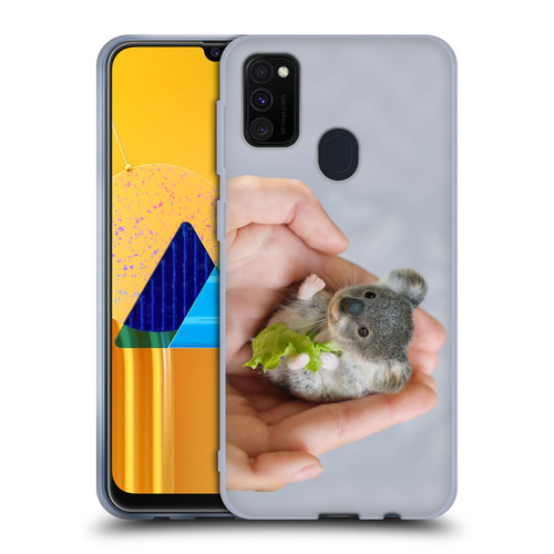 Pixelmated Animals Surreal Pets Baby Koala Soft Gel Case for Samsung Galaxy M30s (2019)/M21 (2020)
