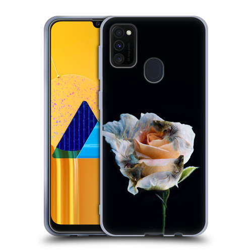 Pixelmated Animals Surreal Pets Betaflower Soft Gel Case for Samsung Galaxy M30s (2019)/M21 (2020)