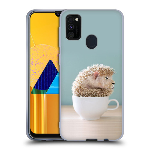 Pixelmated Animals Surreal Pets Lionhog Soft Gel Case for Samsung Galaxy M30s (2019)/M21 (2020)