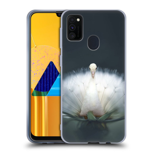 Pixelmated Animals Surreal Pets Peacock Wish Soft Gel Case for Samsung Galaxy M30s (2019)/M21 (2020)