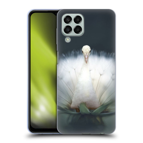 Pixelmated Animals Surreal Pets Peacock Wish Soft Gel Case for Samsung Galaxy M33 (2022)