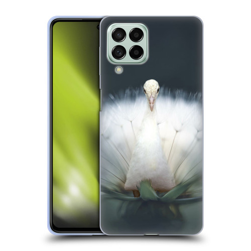 Pixelmated Animals Surreal Pets Peacock Wish Soft Gel Case for Samsung Galaxy M53 (2022)