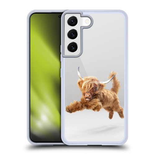 Pixelmated Animals Surreal Pets Highland Pup Soft Gel Case for Samsung Galaxy S22 5G