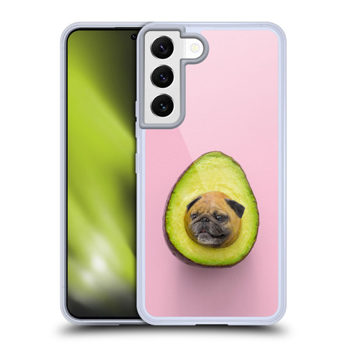 Pixelmated Animals Surreal Pets Pugacado Soft Gel Case for Samsung Galaxy S22 5G