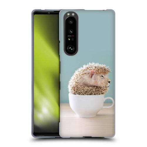 Pixelmated Animals Surreal Pets Lionhog Soft Gel Case for Sony Xperia 1 III