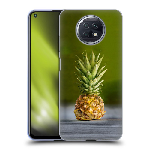 Pixelmated Animals Surreal Pets Pineapple Turtle Soft Gel Case for Xiaomi Redmi Note 9T 5G