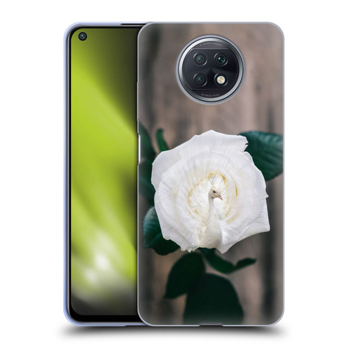 Pixelmated Animals Surreal Pets Peacock Rose Soft Gel Case for Xiaomi Redmi Note 9T 5G