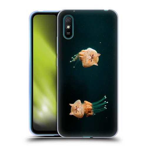 Pixelmated Animals Surreal Pets Jellyfish Cats Soft Gel Case for Xiaomi Redmi 9A / Redmi 9AT