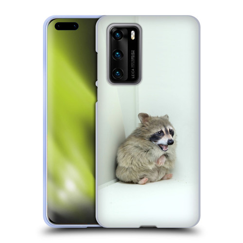 Pixelmated Animals Surreal Wildlife Hamster Raccoon Soft Gel Case for Huawei P40 5G