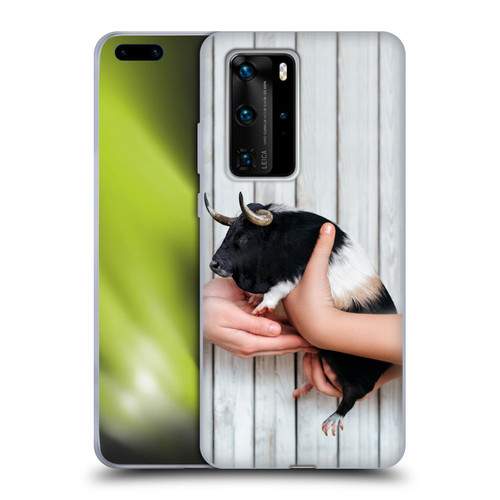 Pixelmated Animals Surreal Wildlife Guinea Bull Soft Gel Case for Huawei P40 Pro / P40 Pro Plus 5G