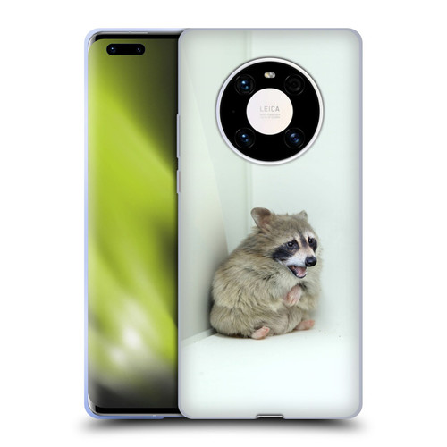 Pixelmated Animals Surreal Wildlife Hamster Raccoon Soft Gel Case for Huawei Mate 40 Pro 5G