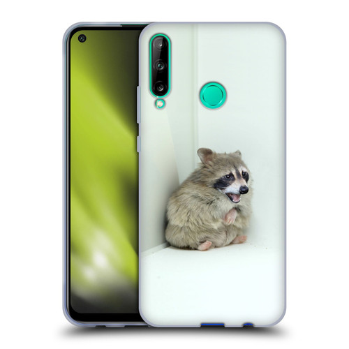 Pixelmated Animals Surreal Wildlife Hamster Raccoon Soft Gel Case for Huawei P40 lite E