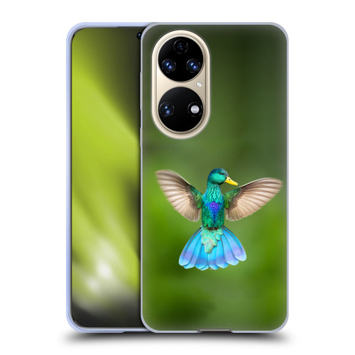 Pixelmated Animals Surreal Wildlife Quaking Bird Soft Gel Case for Huawei P50