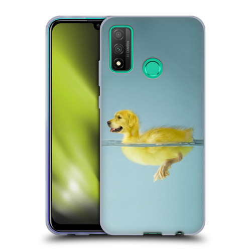 Pixelmated Animals Surreal Wildlife Dog Duck Soft Gel Case for Huawei P Smart (2020)