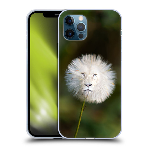 Pixelmated Animals Surreal Wildlife Dandelion Soft Gel Case for Apple iPhone 12 / iPhone 12 Pro