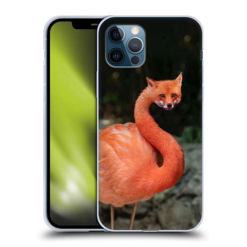 Pixelmated Animals Surreal Wildlife Foxmingo Soft Gel Case for Apple iPhone 12 / iPhone 12 Pro