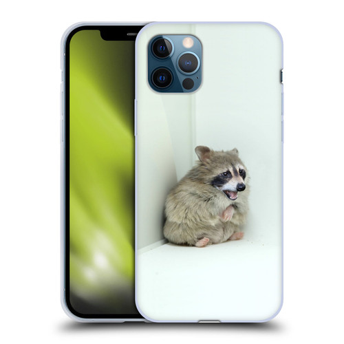 Pixelmated Animals Surreal Wildlife Hamster Raccoon Soft Gel Case for Apple iPhone 12 / iPhone 12 Pro