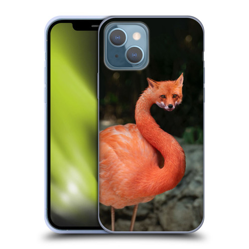Pixelmated Animals Surreal Wildlife Foxmingo Soft Gel Case for Apple iPhone 13