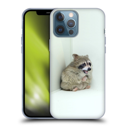 Pixelmated Animals Surreal Wildlife Hamster Raccoon Soft Gel Case for Apple iPhone 13 Pro Max