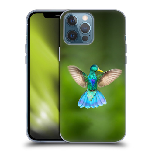 Pixelmated Animals Surreal Wildlife Quaking Bird Soft Gel Case for Apple iPhone 13 Pro Max