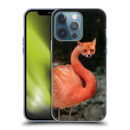 Pixelmated Animals Surreal Wildlife Foxmingo Soft Gel Case for Apple iPhone 13 Pro