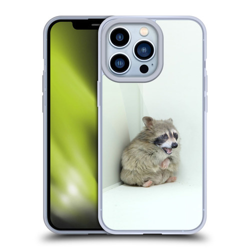 Pixelmated Animals Surreal Wildlife Hamster Raccoon Soft Gel Case for Apple iPhone 13 Pro