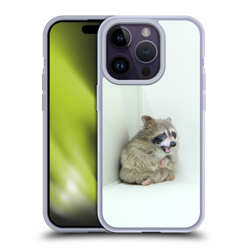 Pixelmated Animals Surreal Wildlife Hamster Raccoon Soft Gel Case for Apple iPhone 14 Pro