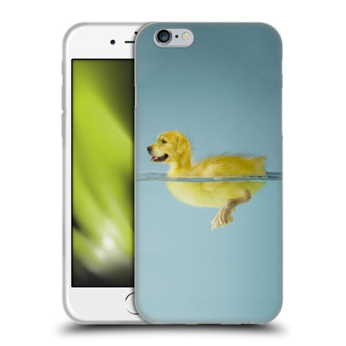 Pixelmated Animals Surreal Wildlife Dog Duck Soft Gel Case for Apple iPhone 6 / iPhone 6s