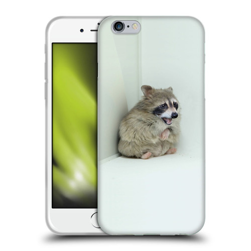 Pixelmated Animals Surreal Wildlife Hamster Raccoon Soft Gel Case for Apple iPhone 6 / iPhone 6s