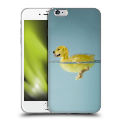 Pixelmated Animals Surreal Wildlife Dog Duck Soft Gel Case for Apple iPhone 6 Plus / iPhone 6s Plus