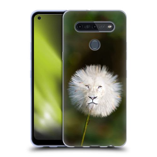 Pixelmated Animals Surreal Wildlife Dandelion Soft Gel Case for LG K51S